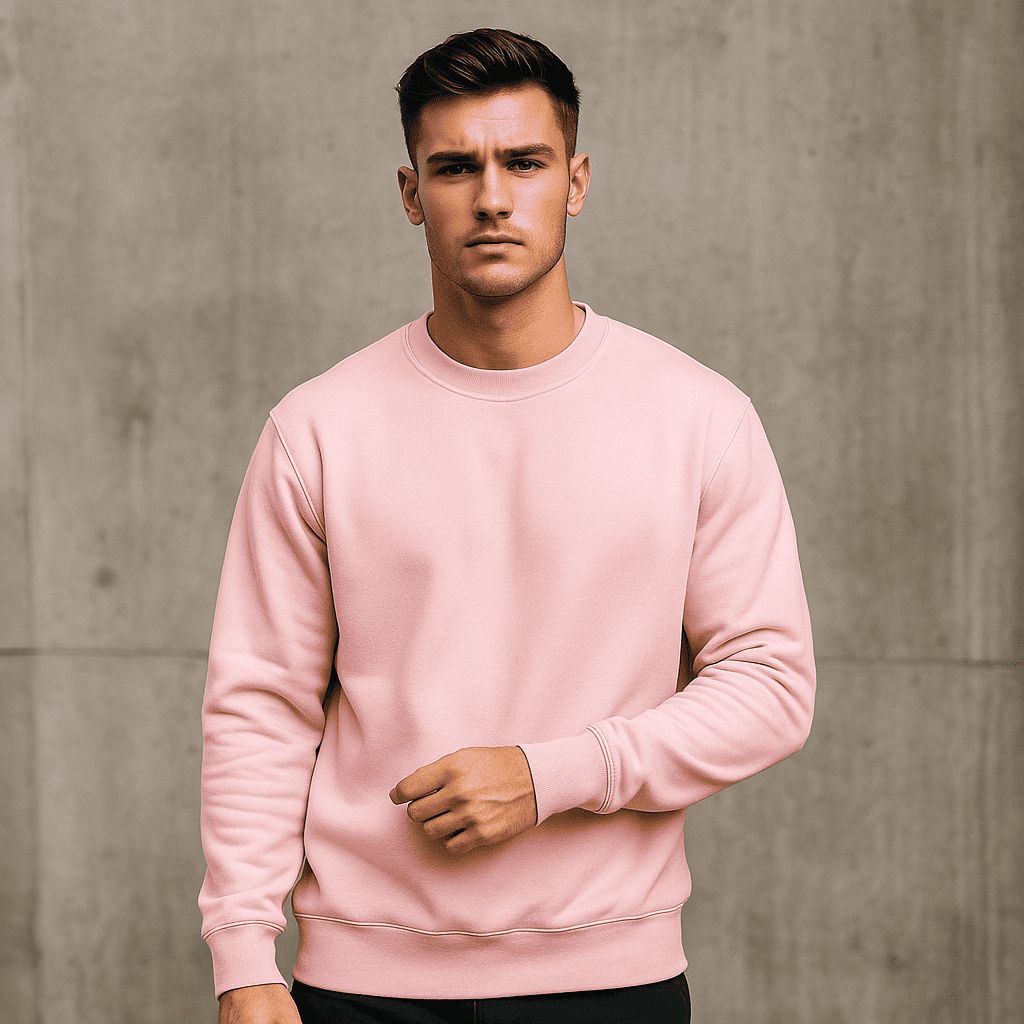 Moletom Gola Redonda Unissex Liso Spark