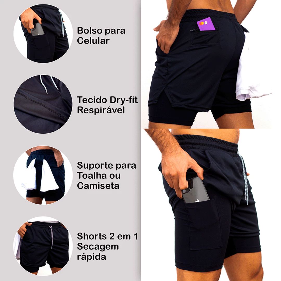 Conjunto de Compressão Berserk – Camiseta + Short 2 em 1