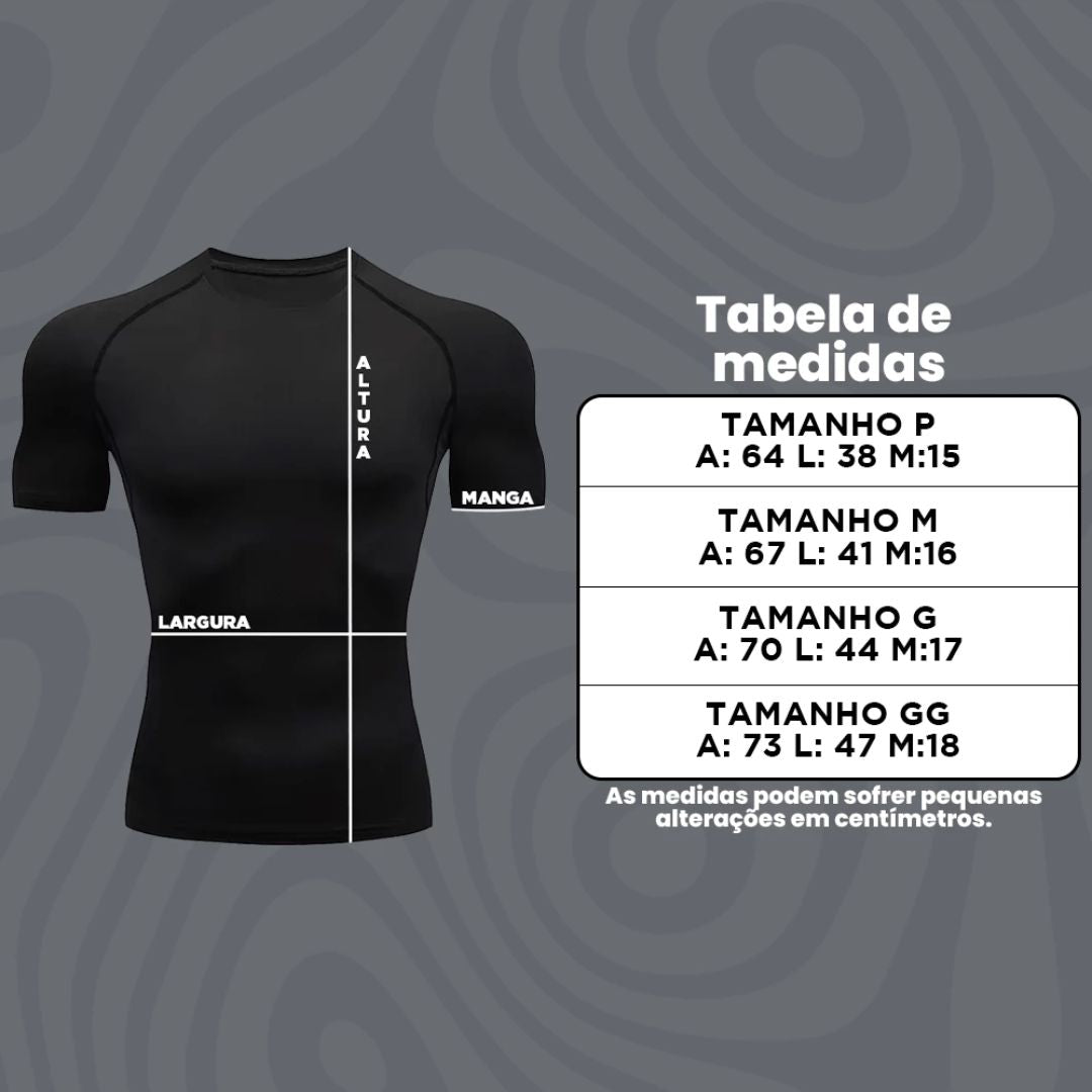 Conjunto de Compressão Berserk – Camiseta + Short 2 em 1
