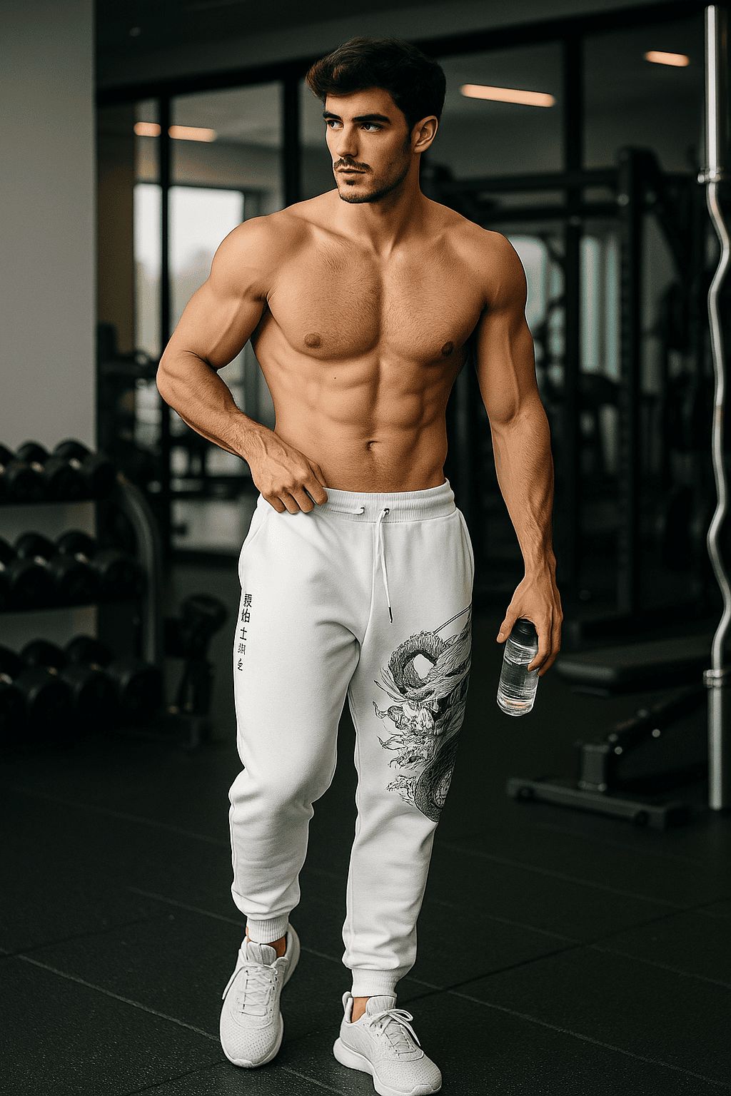 Calça Moletom Streetwear Dragão