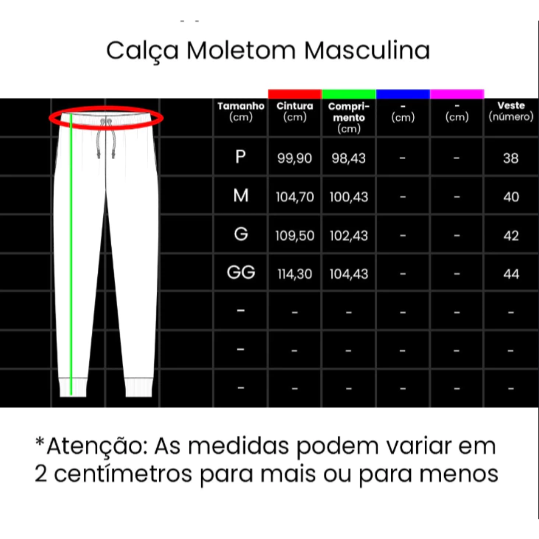 Calça Moletom Streetwear Dragão