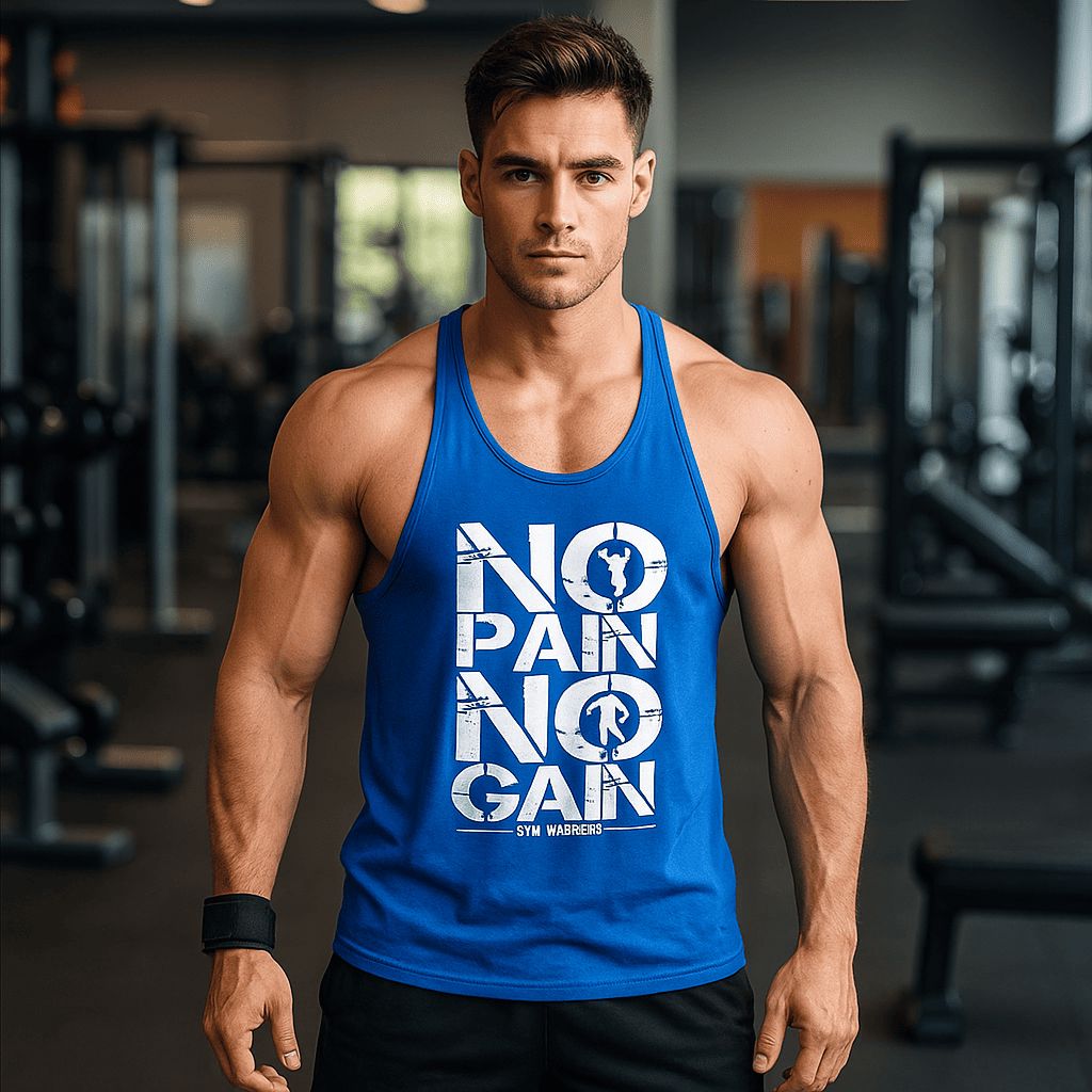 Regata Masculina Fitness com Abertura Escapular – Secagem Rápida e Estilo Basquete Americano