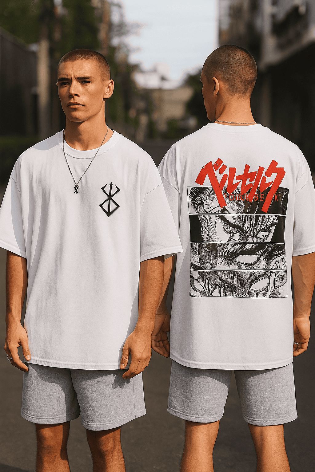 Camiseta Oversized Berserk Algodão 100%