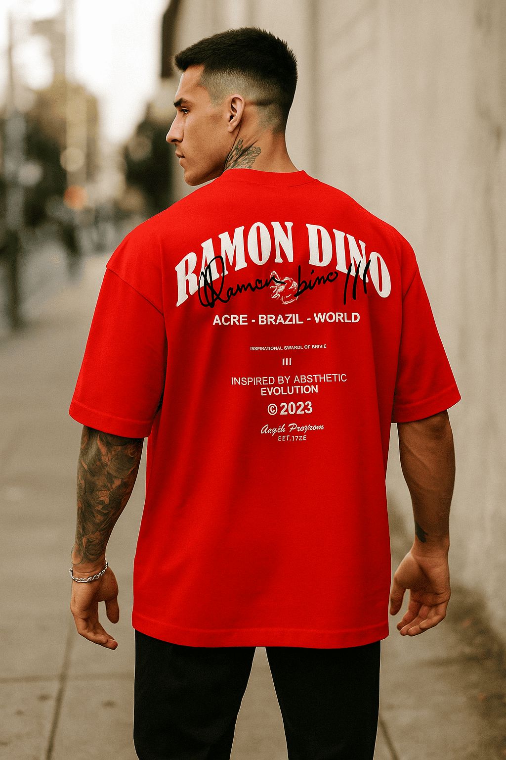 Oversized Hub RAMON DINO – Estilo, Conforto e Performance