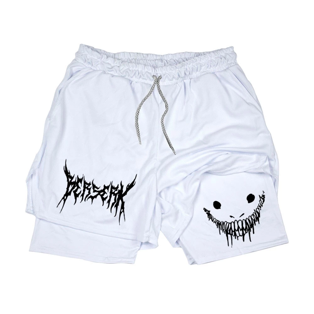 Shorts Esportivos Berserk 2 em 1 – Performance e Conforto em Dobro