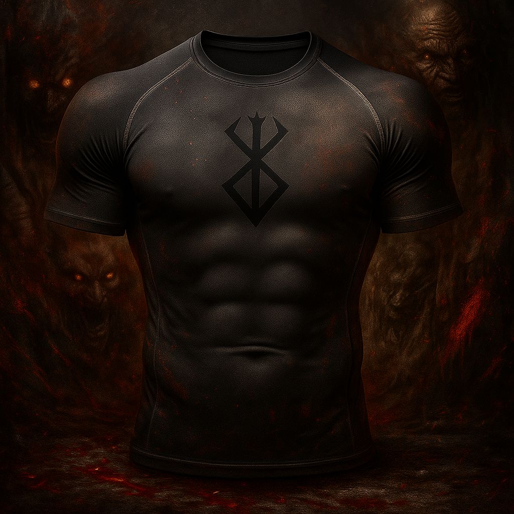 Camiseta de Compressão Esportiva Berserk – Desempenho e Estilo
