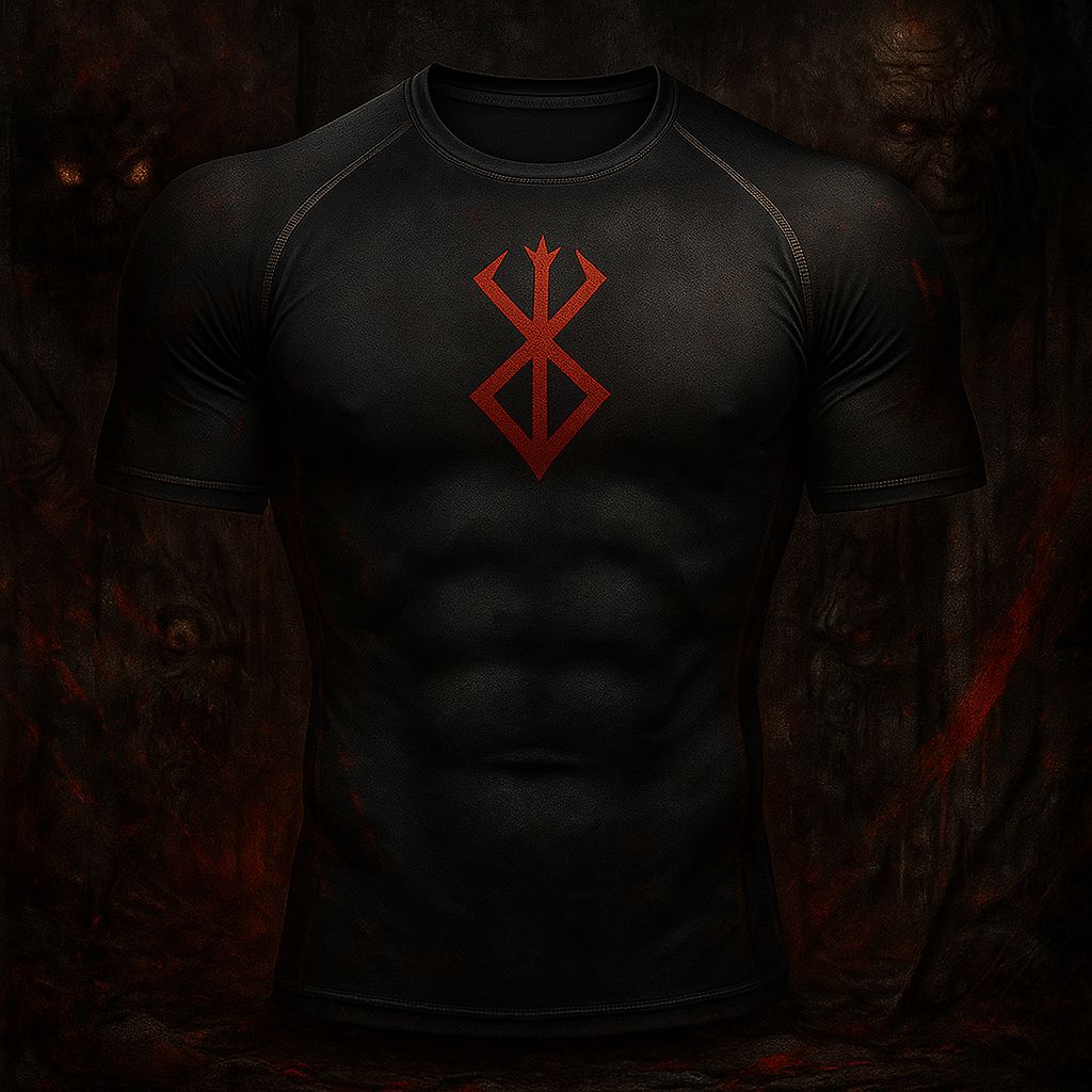 Camiseta de Compressão Esportiva Berserk – Desempenho e Estilo