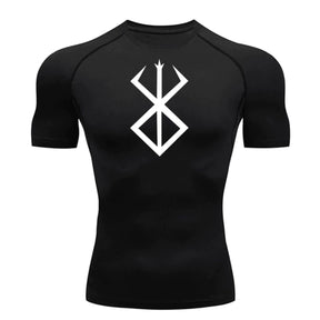 Camiseta de Compressão Esportiva Berserk – Desempenho e Estilo
