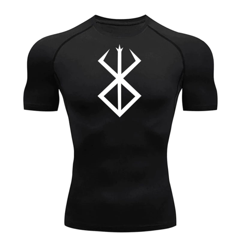 Camiseta de Compressão Esportiva Berserk – Desempenho e Estilo