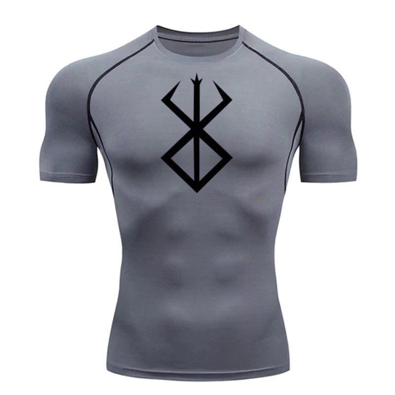 Camiseta de Compressão Esportiva Berserk – Desempenho e Estilo