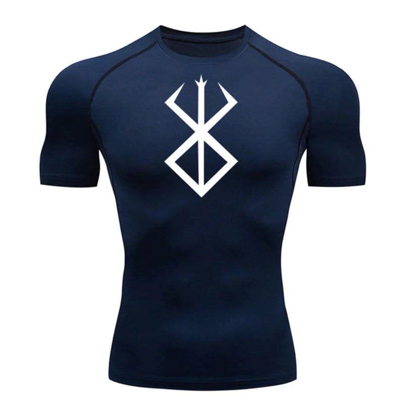 Camiseta de Compressão Esportiva Berserk – Desempenho e Estilo