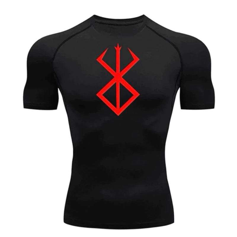 Camiseta de Compressão Esportiva Berserk – Desempenho e Estilo