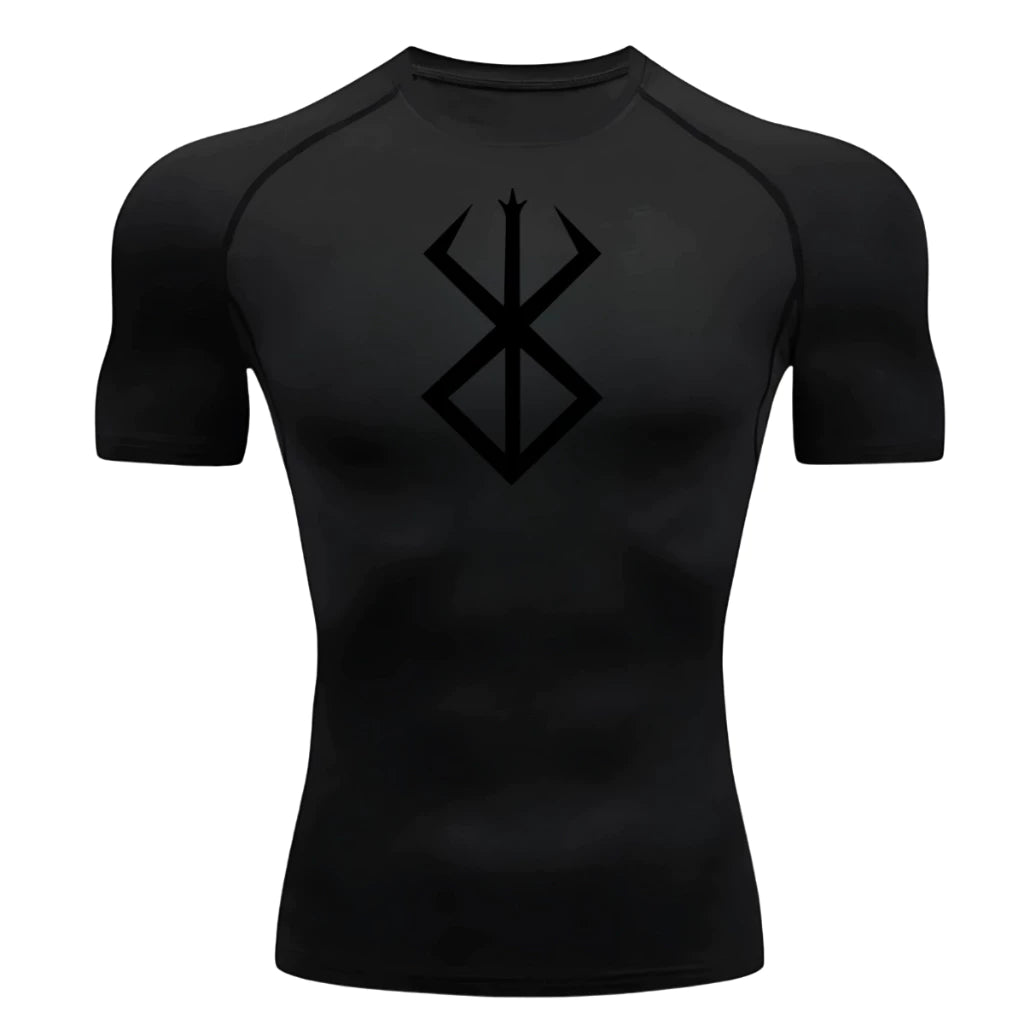 Camiseta de Compressão Esportiva Berserk – Desempenho e Estilo