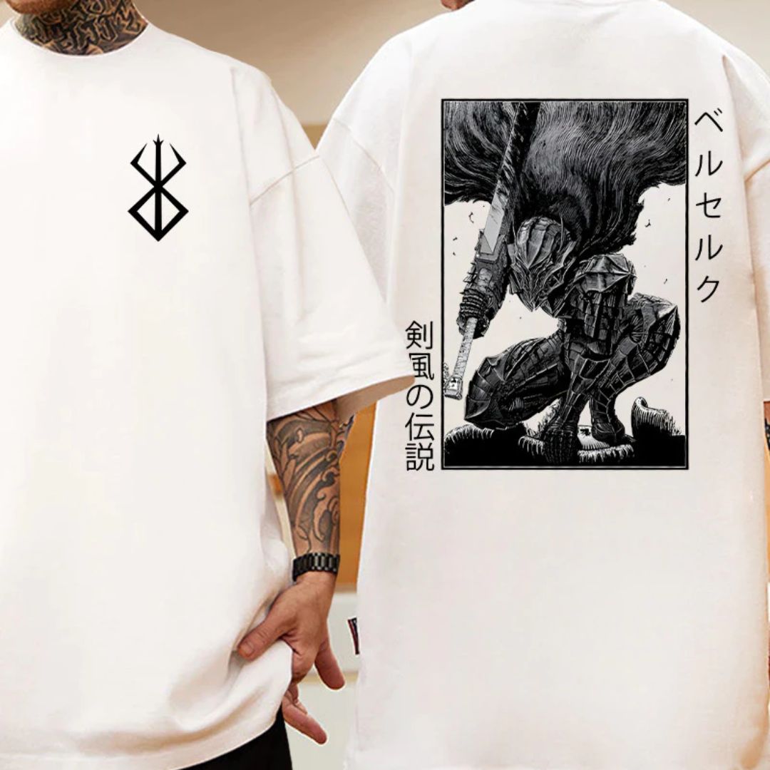 Camiseta Oversized Berserk Algodão 100%
