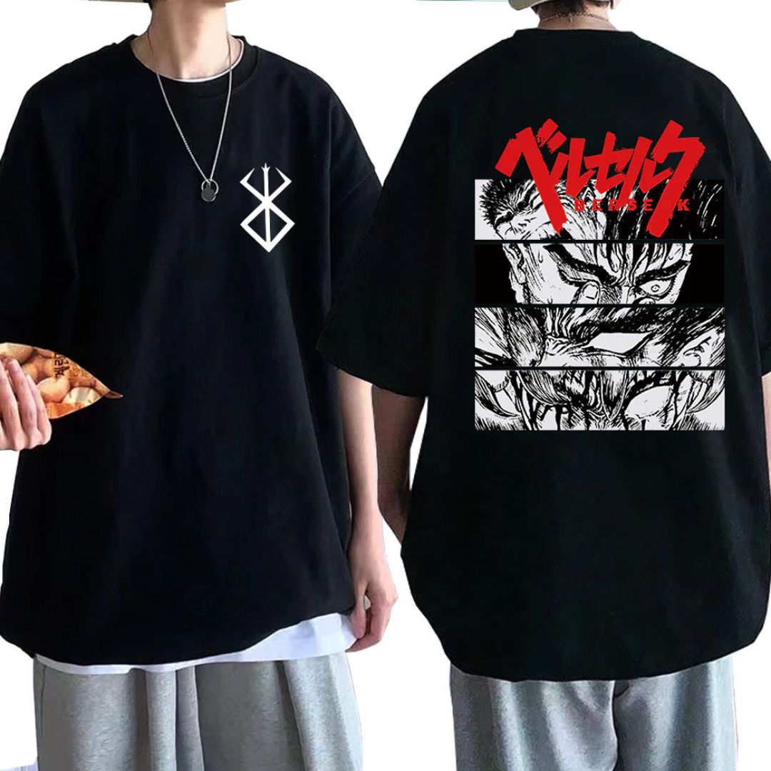 Camiseta Oversized Berserk Algodão 100%