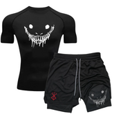 Conjunto de Compressão Berserk – Camiseta + Short 2 em 1