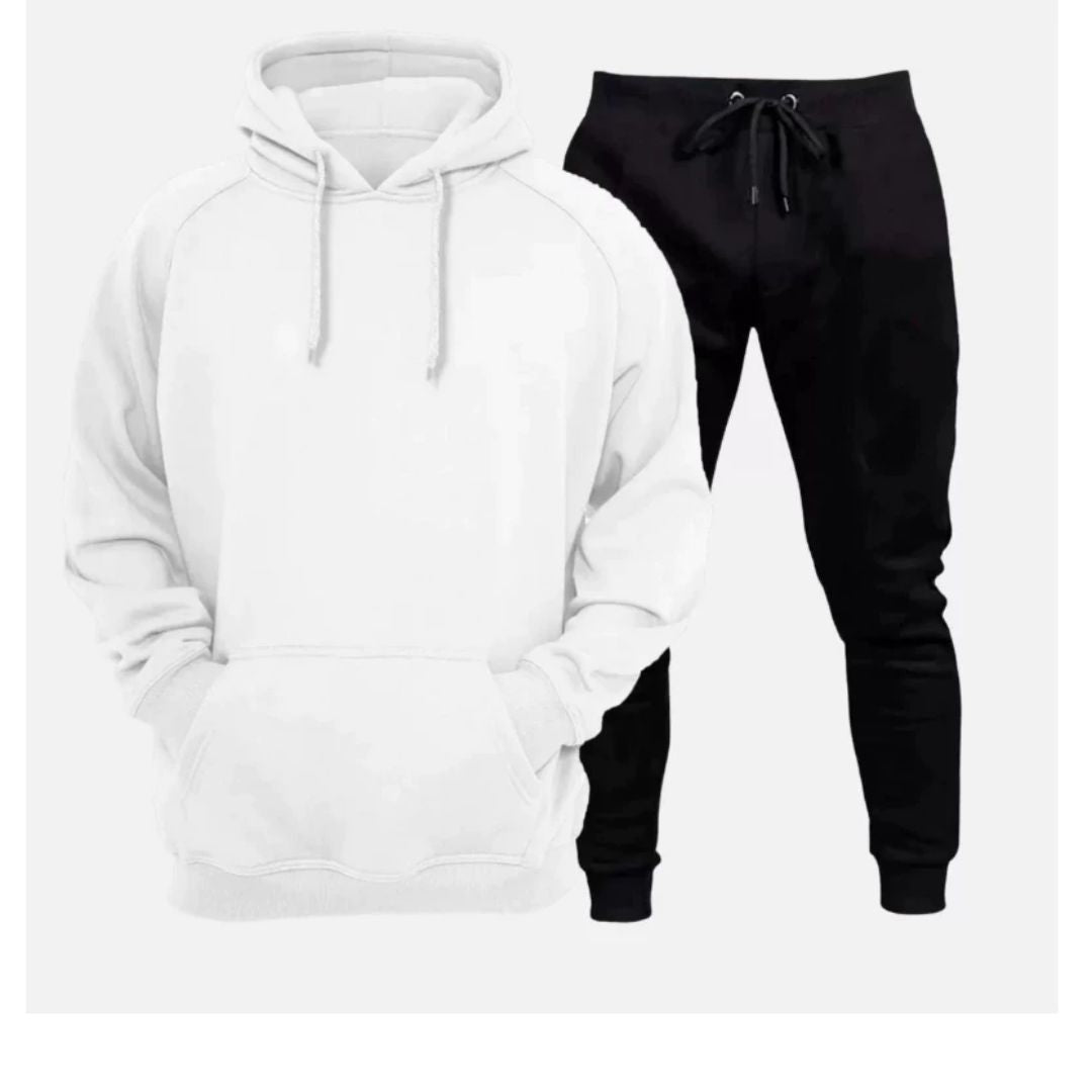 Kit Moletom Masculino Preto e Branco
