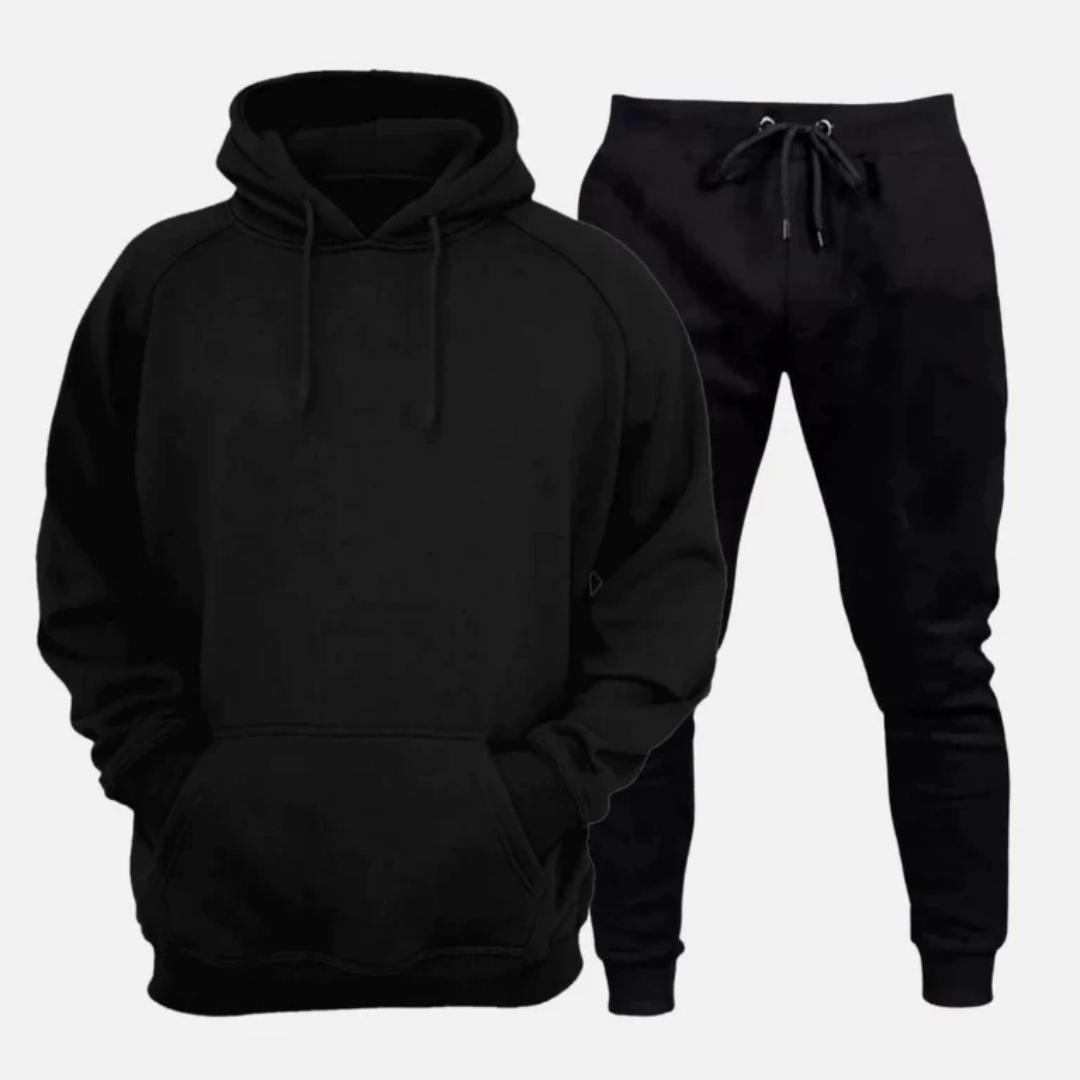 Kit Moletom Masculino Preto e Branco