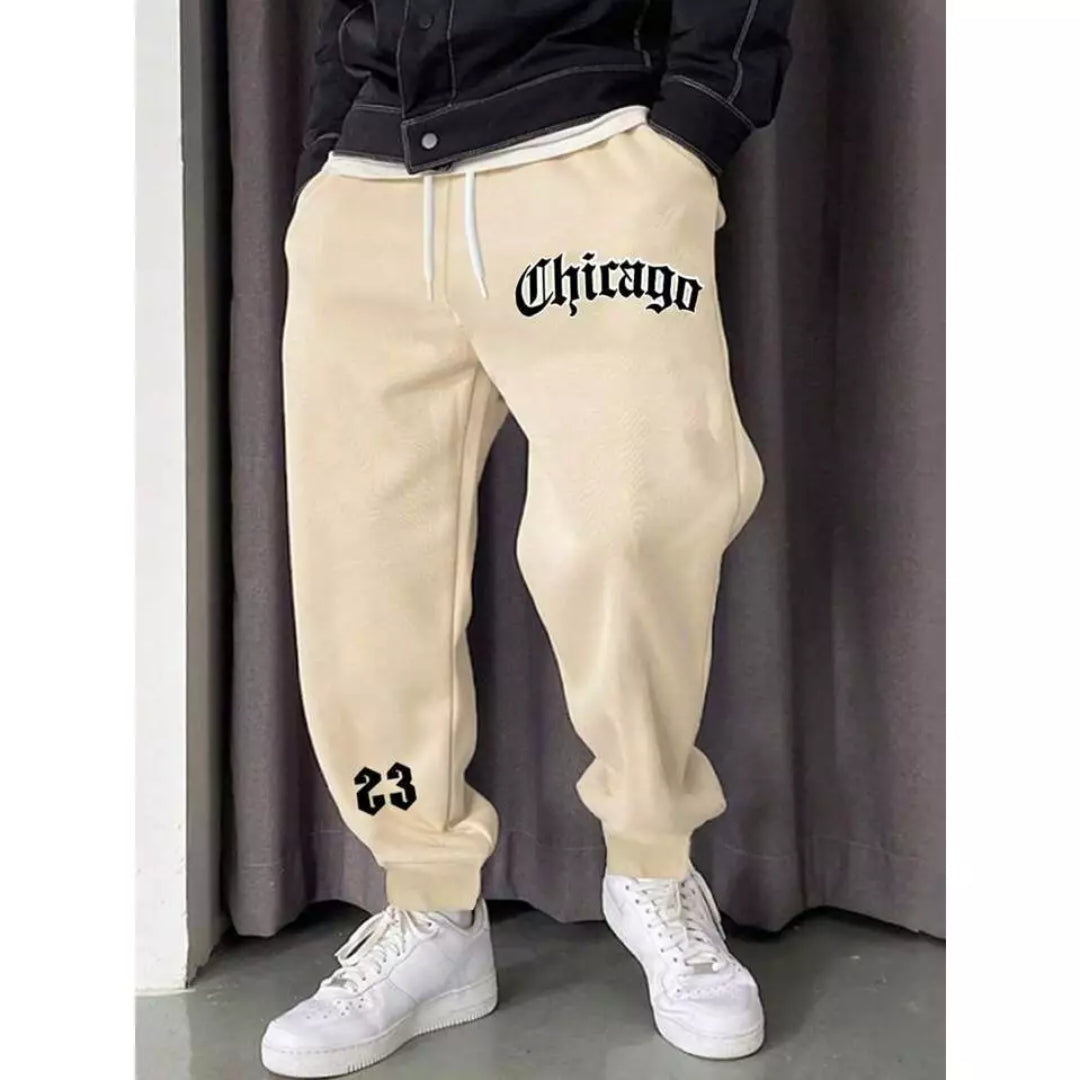Calça Moletom Chicago Unissex – Conforto Flanelado e Estilo Urbano em Alta