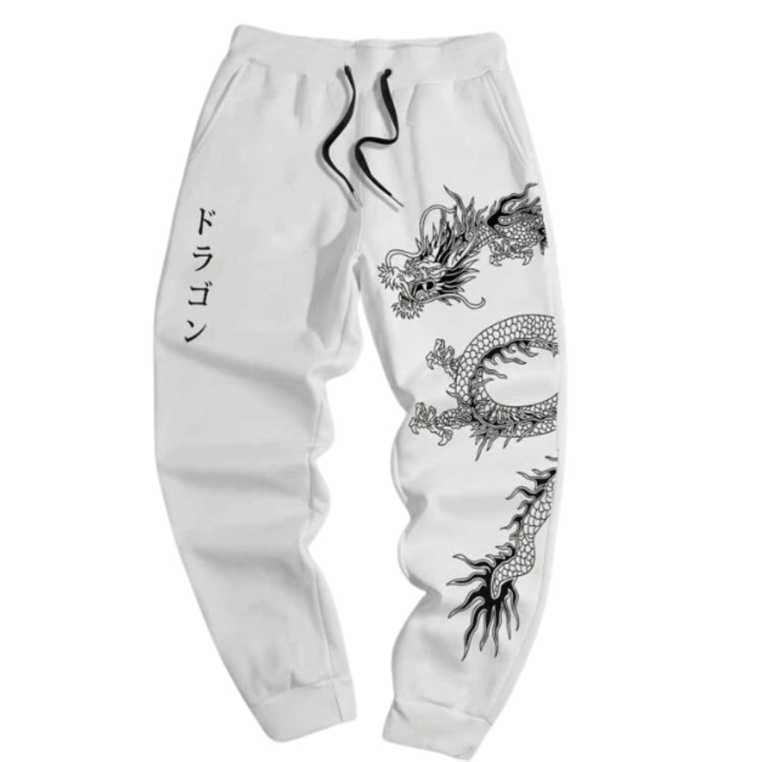 Calça Moletom Streetwear Dragão