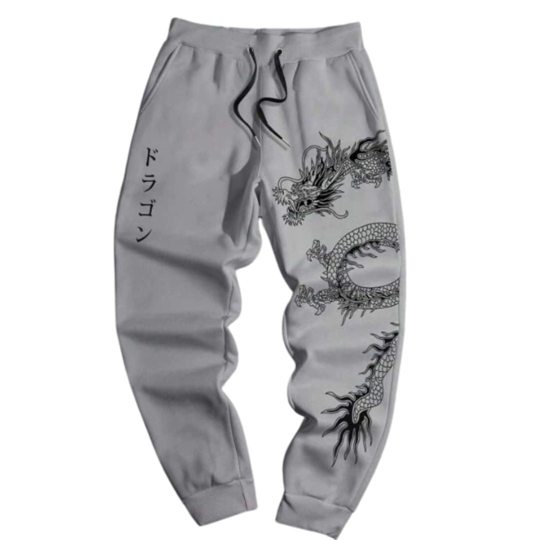 Calça Moletom Streetwear Dragão