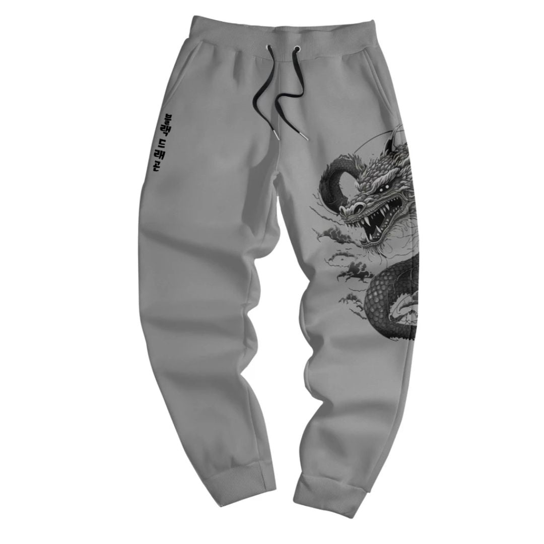 Calça Moletom Streetwear Dragão