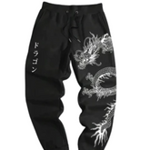 Calça Moletom Streetwear Dragão