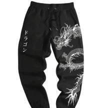 Calça Moletom Streetwear Dragão