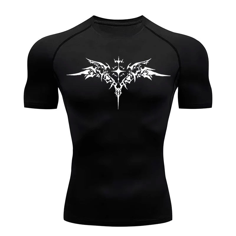 Camiseta de Compressão GOTH – Performance e Estilo para Seus Treinos