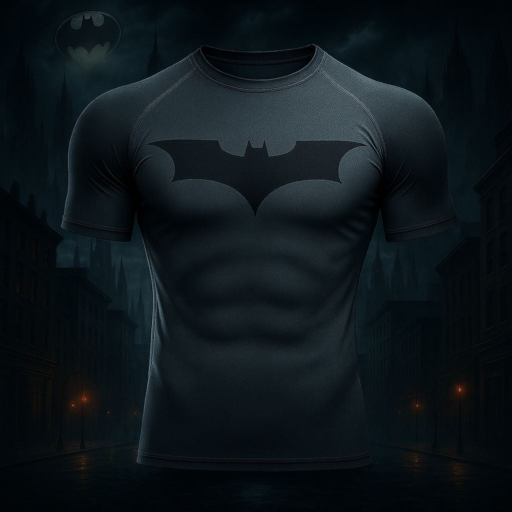 Camiseta de Compressão Masculina Batman - Performance e Estilo