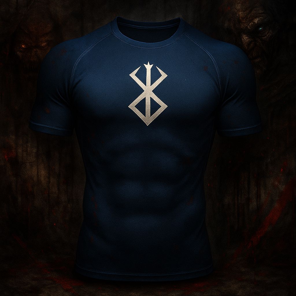 Camiseta de Compressão Esportiva Berserk – Desempenho e Estilo