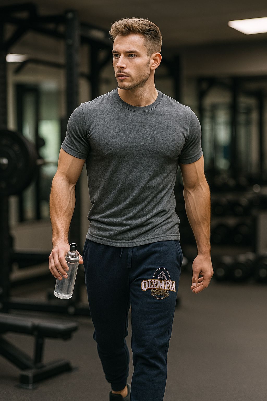 Calça Moletom Mr. Olympia – Conforto Extremo, Estilo de Campeão