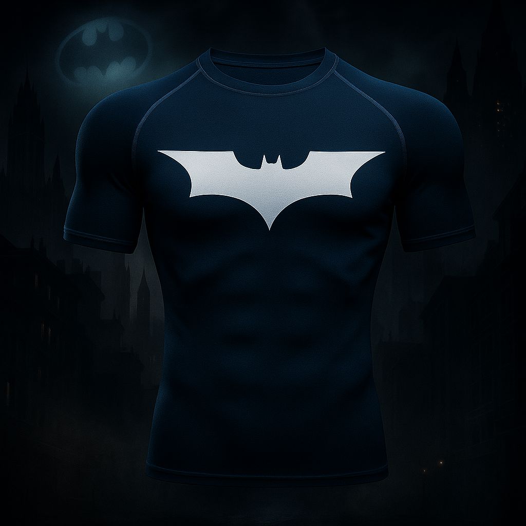 Camiseta de Compressão Masculina Batman - Performance e Estilo