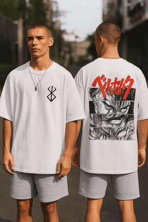 Camiseta Oversized Berserk Algodão 100%