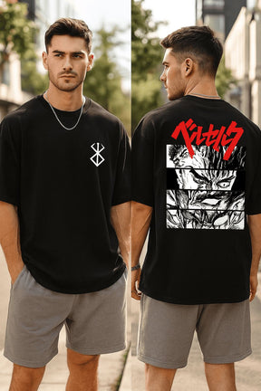 Camiseta Oversized Berserk Algodão 100%
