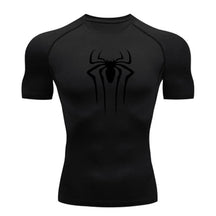 Camiseta de Compressão Homem-Aranha - Camiseta Fitness Masculina para Academia e Corrida