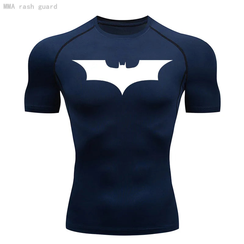 Camiseta de Compressão Masculina Batman - Performance e Estilo