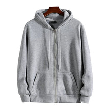 Blusa de Moletom Masculina com Zíper LISO - Casaco Estilo Casual e Esportivo para Outono e Inverno