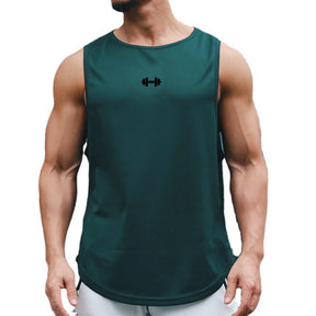 Regata Fitness Masculina de Verão – Academia, Secagem Rápida e Estilo Solto