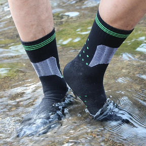 Meias Impermeáveis Cano Alto para Treino - Meias Respirantes para Caminhadas, Camping e Esportes de Inverno