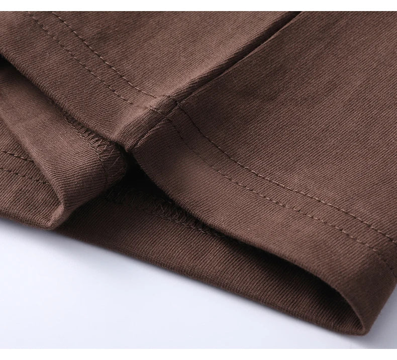 Camiseta Oversized Masculina 100% Algodão Puro – Verão, Gola Redonda, Manga Curta, Estilo Fashion e Respirável