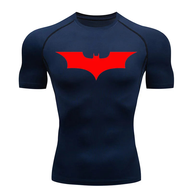 Camiseta de Compressão Masculina Batman - Performance e Estilo