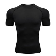 Camiseta de Compressão Masculina - Treinamento ao Ar Livre, Fitness, Academia e Corrida