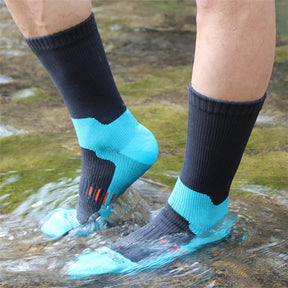 Meias Impermeáveis Cano Alto para Treino - Meias Respirantes para Caminhadas, Camping e Esportes de Inverno