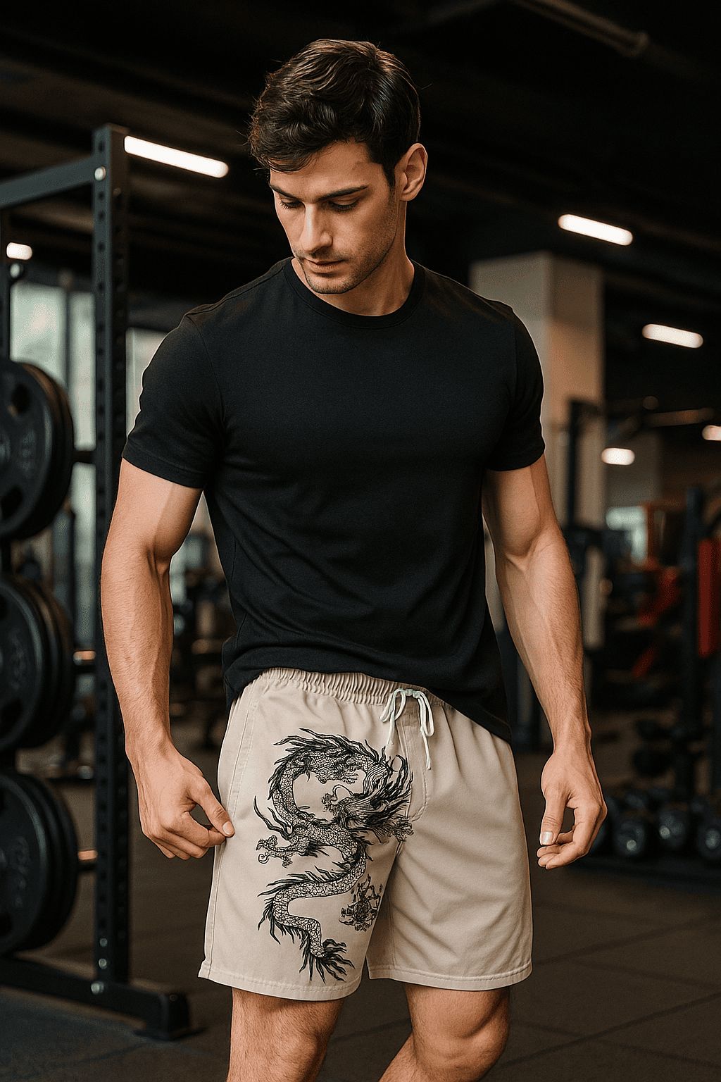 Bermuda Spark Masculina Street Wear – Dragão Chinês
