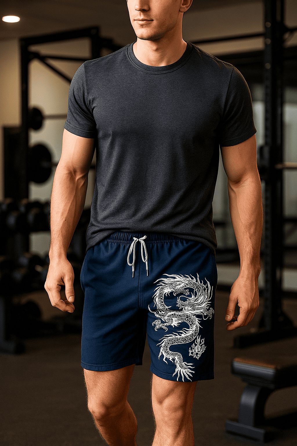 Bermuda Spark Masculina Street Wear – Dragão Chinês