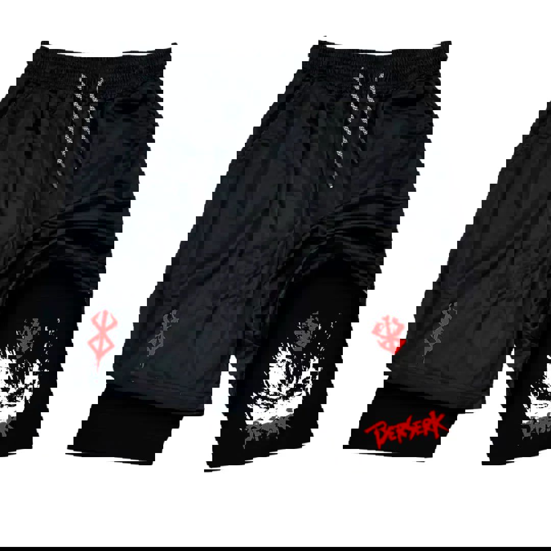 Shorts Esportivos Berserk 2 em 1 – Performance e Conforto em Dobro