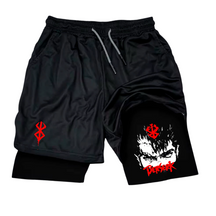 Shorts Esportivos Berserk 2 em 1 – Performance e Conforto em Dobro