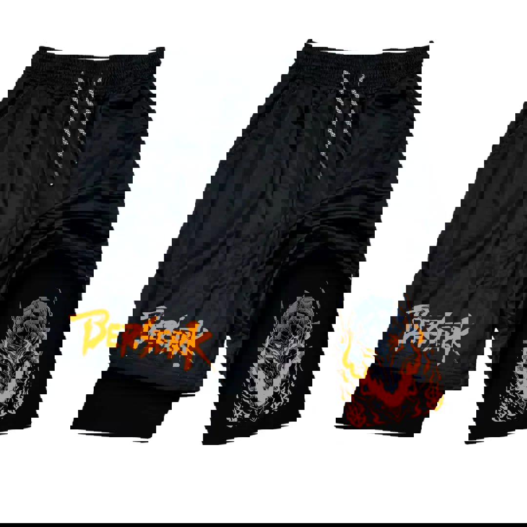 Shorts Esportivos Berserk 2 em 1 – Performance e Conforto em Dobro