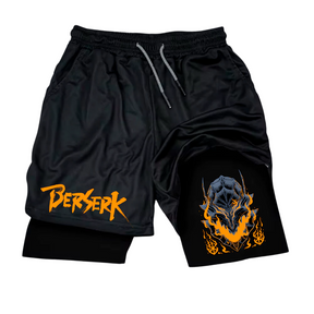 Shorts Esportivos Berserk 2 em 1 – Performance e Conforto em Dobro